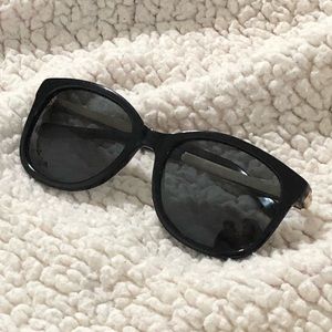 Kate Spade Gayla/S Sunglasses (Black and Gold)